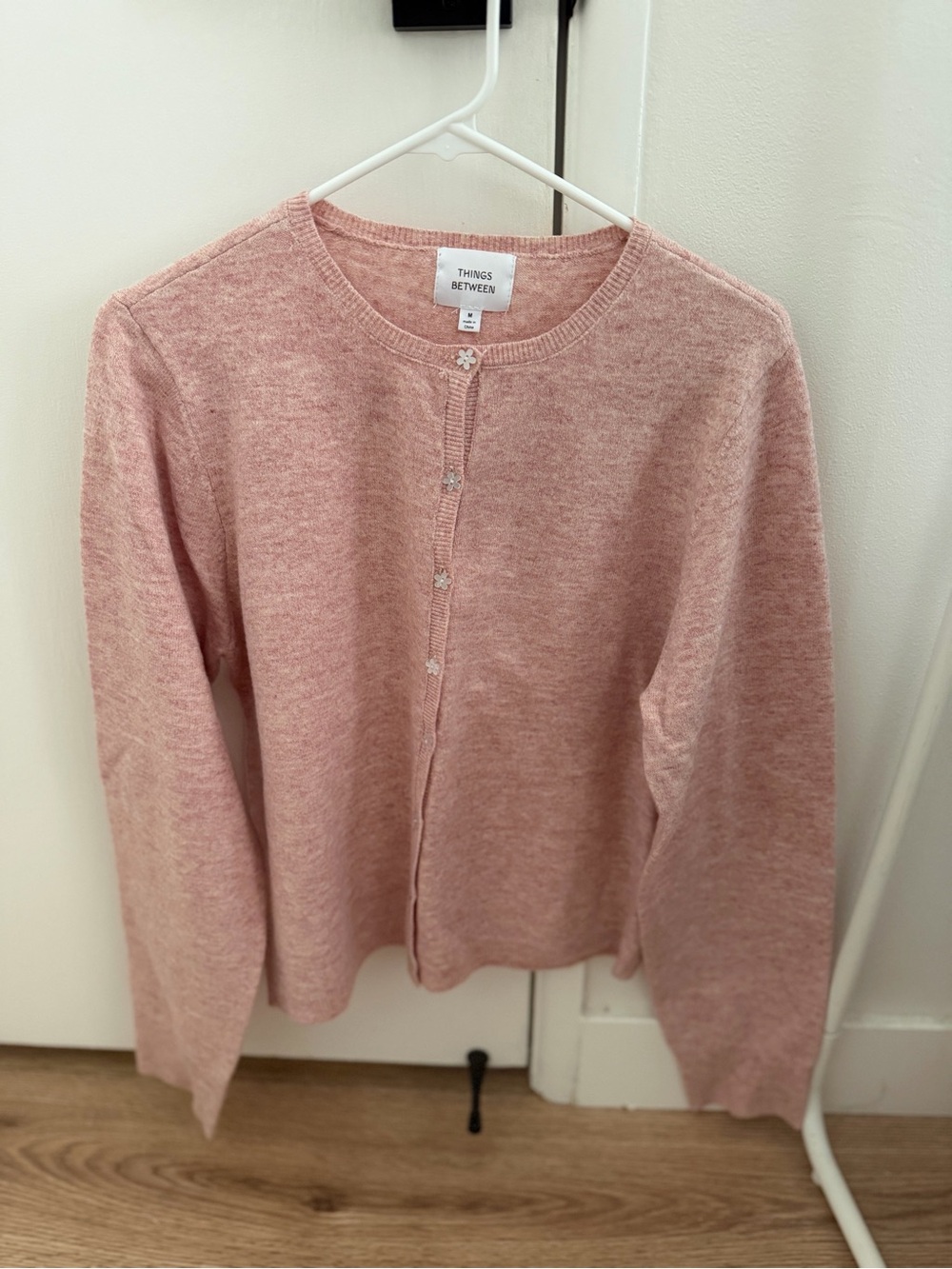 Pink Freja Cardigan- Things Between